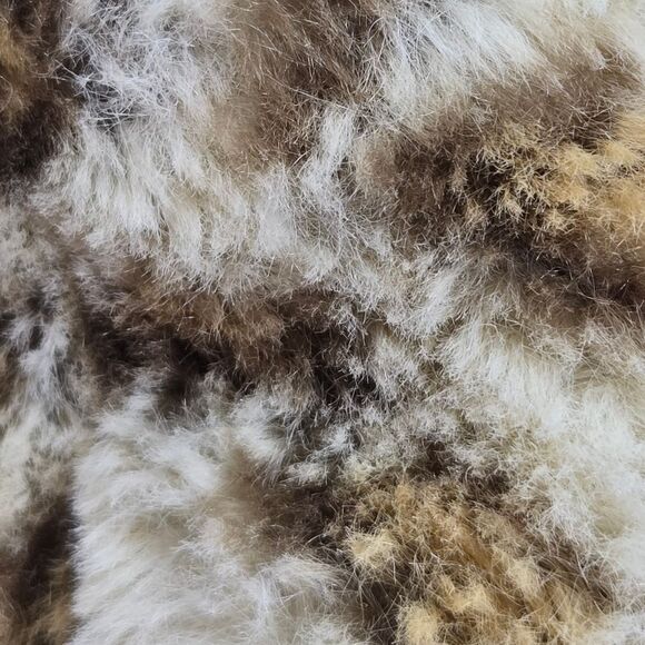 Leopard Print Faux Fur Baby Girls Vest 3M Newborn Hooded Sleeveless Zip Jacket - Picture 5 of 6